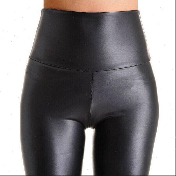 women womens leggings black stretch faux leather high waist pants sheath push up skinny trousers
women womens leggings black stretch faux leather high waist pants sheath push up skinny trousers