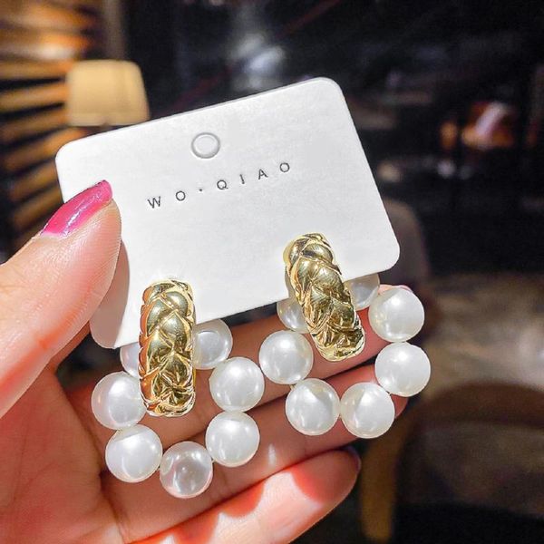 hoop & huggie pearl earrings chic removable metal gold round geometric for women two wearing style 1 pair, Golden;silver
hoop & huggie pearl earrings chic removable metal gold round geometric for women two wearing style 1 pair, Golden;silver