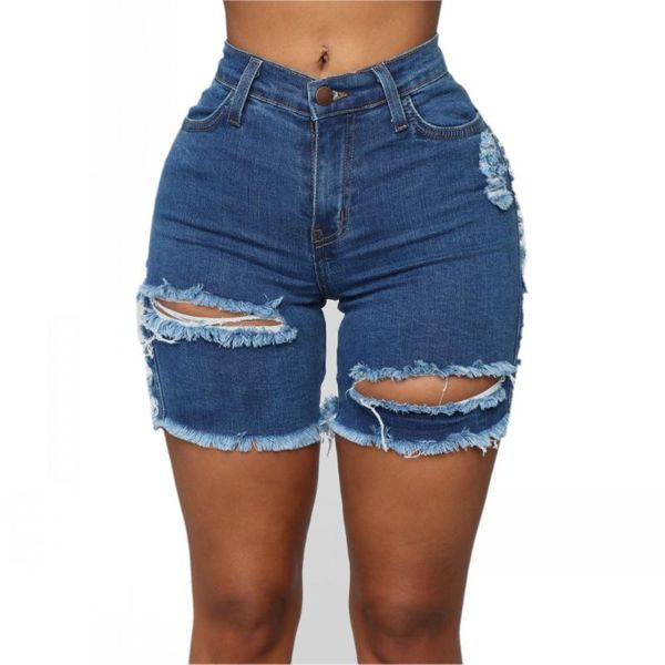 women's jeans 2021 summer fashion ripped elastic denim shorts five-point pants street trendy high waist, Blue
women's jeans 2021 summer fashion ripped elastic denim shorts five-point pants street trendy high waist, Blue