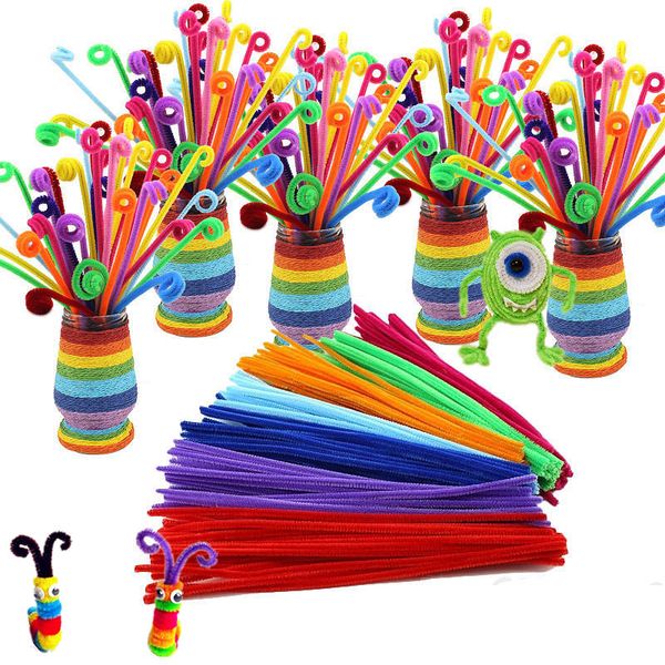 105pcs/lot bendaroos montessori materials math chenille stems sticks puzzle craft children pipe cleaner educational creative toy
105pcs/lot bendaroos montessori materials math chenille stems sticks puzzle craft children pipe cleaner educational creative toy