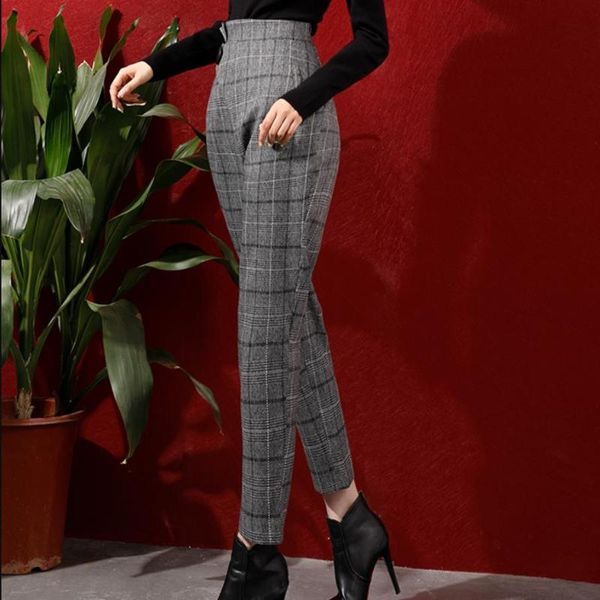 women's pants & capris high waist loose striped elasticated trousers radish women 2021 autumn harem ankle length, Black;white
women's pants & capris high waist loose striped elasticated trousers radish women 2021 autumn harem ankle length, Black;white
