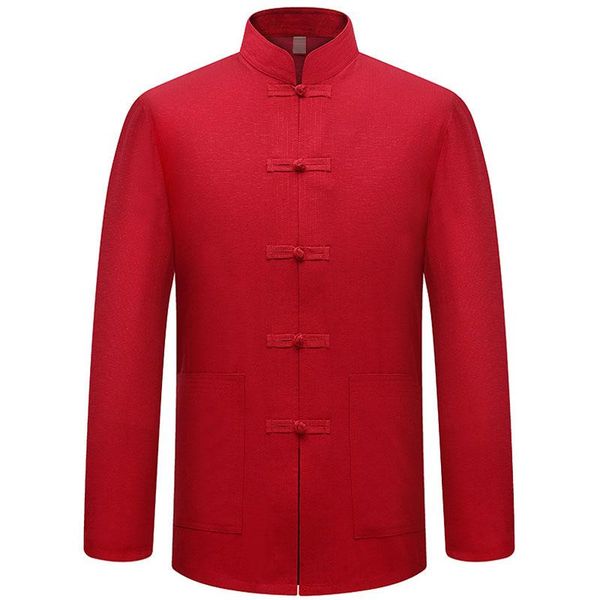 men's jackets male cotton shirt traditional chinese men coat clothing tai chi uniform autumn spring long sleeve jacket for man, Black;brown
men's jackets male cotton shirt traditional chinese men coat clothing tai chi uniform autumn spring long sleeve jacket for man, Black;brown