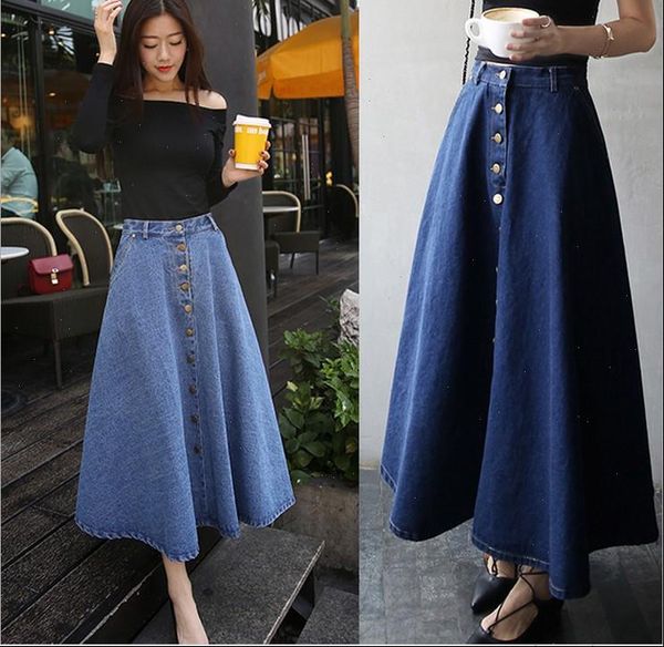 women skirts classic summer denim high waist jeans skirt femme casual fresh and sweet harajuku a line cotton, Black
women skirts classic summer denim high waist jeans skirt femme casual fresh and sweet harajuku a line cotton, Black