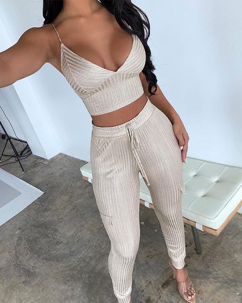 two piece dress women solid ribbed set crop pencil pants leggings bodycon slim suits, White
two piece dress women solid ribbed set crop pencil pants leggings bodycon slim suits, White