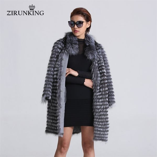 zirunking knitted real silver fur coats fashion jacket striped style outfit female for autumn zcw-02yl 211220, Black
zirunking knitted real silver fur coats fashion jacket striped style outfit female for autumn zcw-02yl 211220, Black