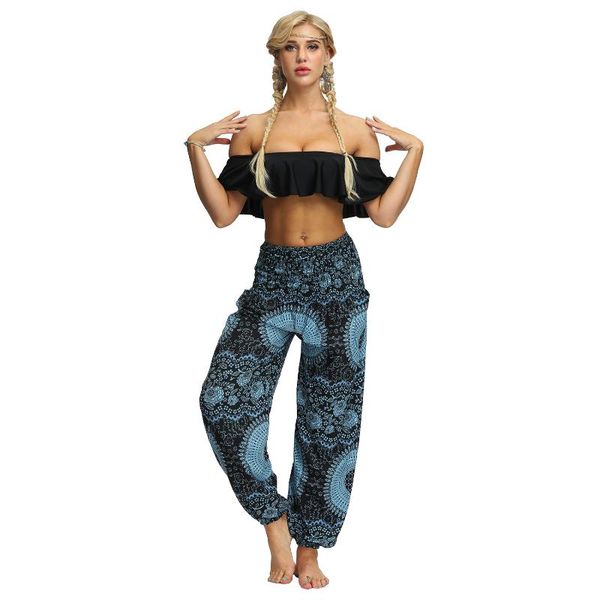 women's pants & capris fashion summer harem women casual loose high waist elastic floral bohemian long trousers, Black;white
women's pants & capris fashion summer harem women casual loose high waist elastic floral bohemian long trousers, Black;white