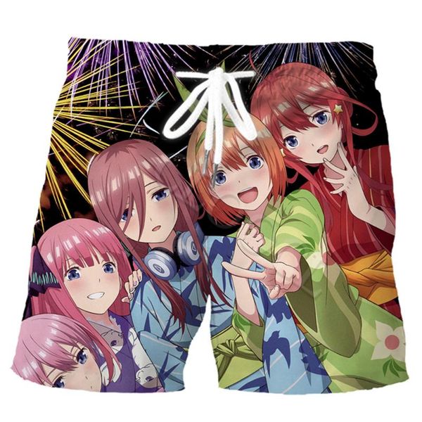 men's shorts cloocl men anime quintuplets quintessential 3d print sports fashion hip hop casual beach drop, White;black
men's shorts cloocl men anime quintuplets quintessential 3d print sports fashion hip hop casual beach drop, White;black