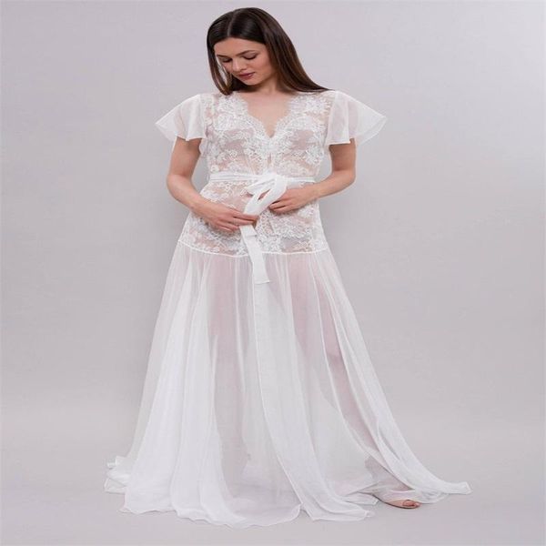 women's sleepwear elegant night gown pure chiffon lace bride robes custom made short sleeves dressing women dresses, Black;red
women's sleepwear elegant night gown pure chiffon lace bride robes custom made short sleeves dressing women dresses, Black;red