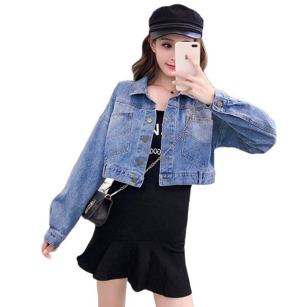 denim jackets women no logo cowboy jeans short 2021 trench coat croped woman outerwear women's, Black;brown
denim jackets women no logo cowboy jeans short 2021 trench coat croped woman outerwear women's, Black;brown