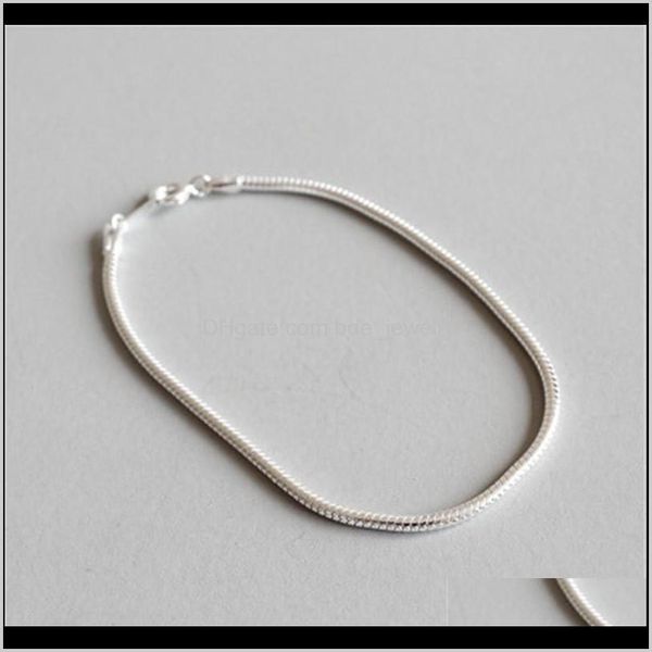 beaded strands jewelry100percent 925 sterling sier bracelets bangle 2mm snake bracelet for women pulseira feminina 16cm chain drop delivery, Black
beaded strands jewelry100percent 925 sterling sier bracelets bangle 2mm snake bracelet for women pulseira feminina 16cm chain drop delivery, Black