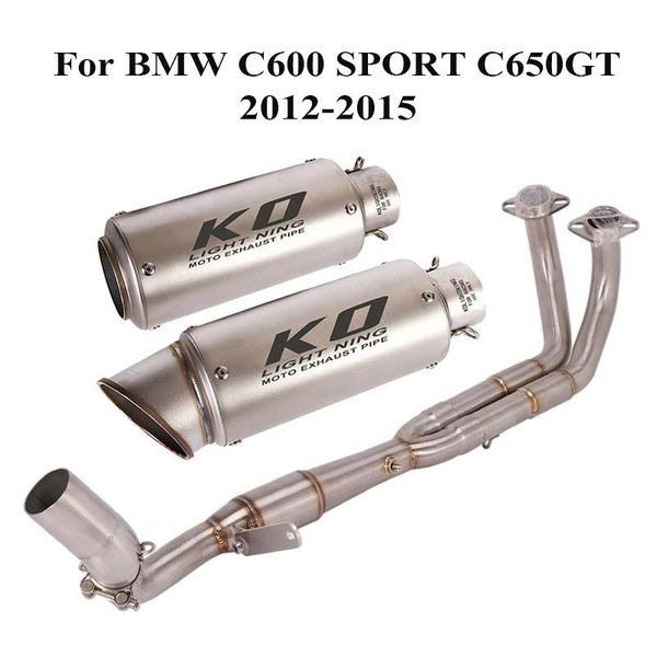 51mm full exhaust muffler escape header connect link tube system for c600 sport c650gt 2012-2021 motorcycle
51mm full exhaust muffler escape header connect link tube system for c600 sport c650gt 2012-2021 motorcycle