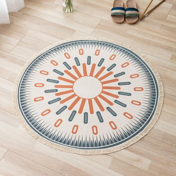 carpets nordic linen cotton retro carpet round for living room bed floor hand-woven coffee table pad small rug home sofa decor
carpets nordic linen cotton retro carpet round for living room bed floor hand-woven coffee table pad small rug home sofa decor