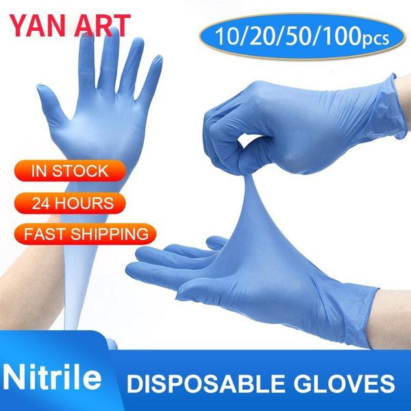 10/50/100pcs disposable nitrile gloves blue work glove prep cooking kitchen waterproof service cleaning
10/50/100pcs disposable nitrile gloves blue work glove prep cooking kitchen waterproof service cleaning