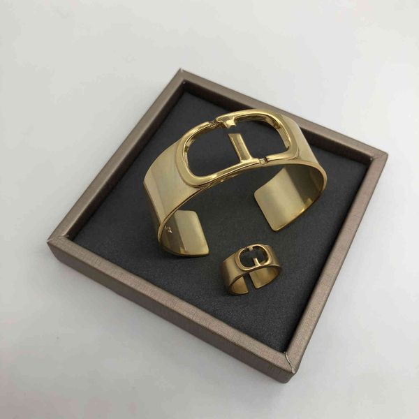 designer jewelry di home new simple wide version bracelet personality letter fashion antique ring brass material, Black
designer jewelry di home new simple wide version bracelet personality letter fashion antique ring brass material, Black