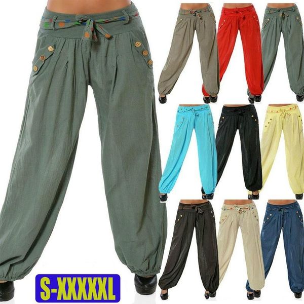 women's pants & capris zogaa trouser solid color casual loose pant slim fit baggy harem flare wide leg plus size 5xl, Black;white
women's pants & capris zogaa trouser solid color casual loose pant slim fit baggy harem flare wide leg plus size 5xl, Black;white