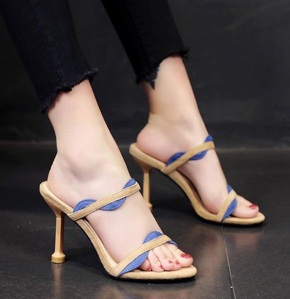 fashion women sandals black yellow mixed color mules designer shoes summer slippers 8.5cm size 34 to 39
fashion women sandals black yellow mixed color mules designer shoes summer slippers 8.5cm size 34 to 39