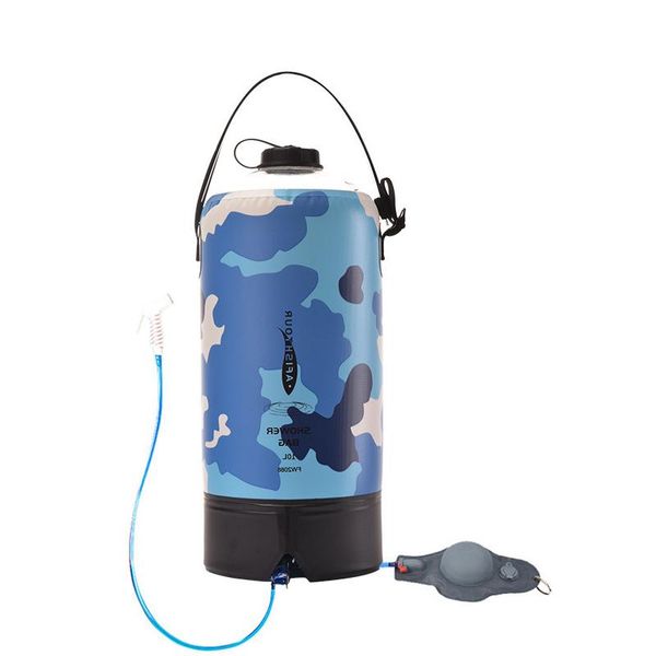 camping shower outdoor inflatable water bag lightweight solar with foot pump for travel hiking bags
camping shower outdoor inflatable water bag lightweight solar with foot pump for travel hiking bags