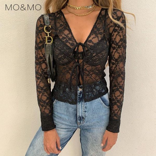 mo&mo-2021 summer women's v-neck cardigan tie with and lace long sleeve t-shirt, White
mo&mo-2021 summer women's v-neck cardigan tie with and lace long sleeve t-shirt, White