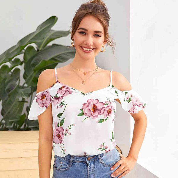 women chiffon floral print spaghetti strap summer backless butterfly sleeve female casual white beach tank 210416
women chiffon floral print spaghetti strap summer backless butterfly sleeve female casual white beach tank 210416