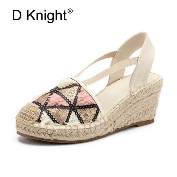 dress shoes women wedges espadrilles sandals straw linen female fisherman woman sequins platform high heel women's, Black
dress shoes women wedges espadrilles sandals straw linen female fisherman woman sequins platform high heel women's, Black