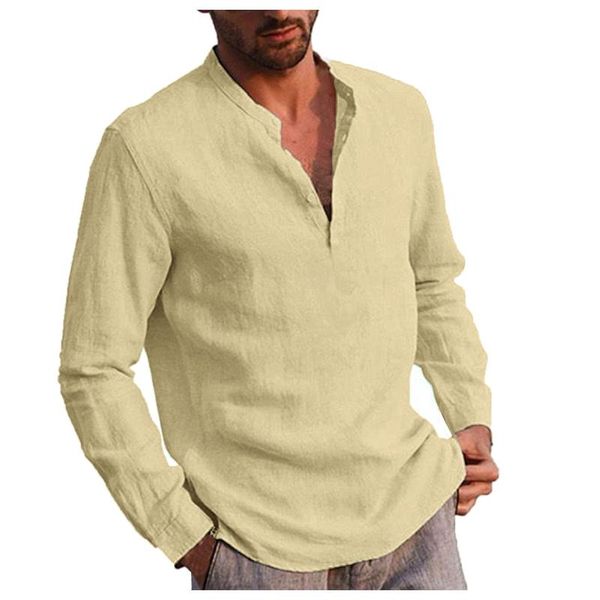 men's casual shirts long sleeve stand collar solid pocket cotton shirt vintage men clothing bluzki blouse hemden herren, White;black
men's casual shirts long sleeve stand collar solid pocket cotton shirt vintage men clothing bluzki blouse hemden herren, White;black