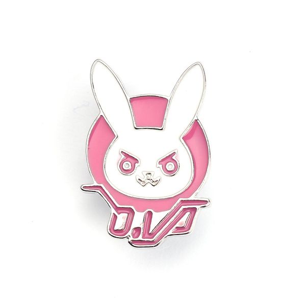 d.va dva rabbit bunny logo metal pin badge pink diva bunny hard enamel pin brooch for gamers cosplay prop costume accessory, Blue
d.va dva rabbit bunny logo metal pin badge pink diva bunny hard enamel pin brooch for gamers cosplay prop costume accessory, Blue