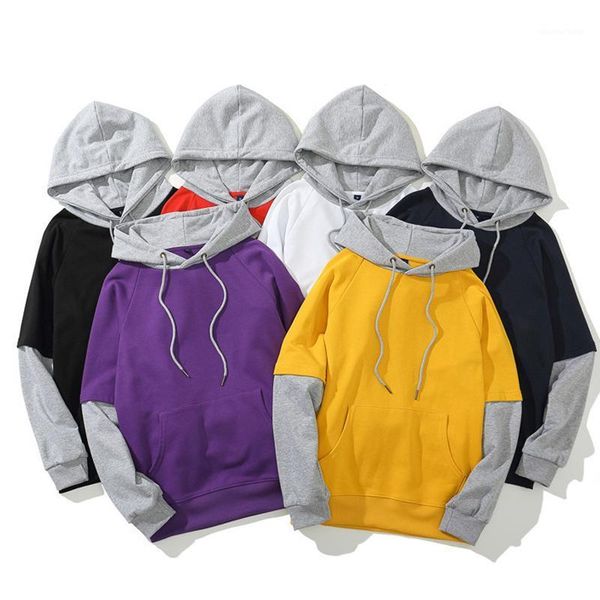 men's hoodies & sweatshirts men woman fashion patchwork casual hoodie hip hop hooded solid color hoody male 2021 spring, Black
men's hoodies & sweatshirts men woman fashion patchwork casual hoodie hip hop hooded solid color hoody male 2021 spring, Black