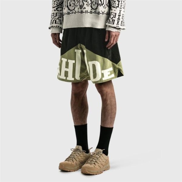 men's shorts splicing color matching large letter sign basketball men women 1:1 drawstring breechcloth, White;black
men's shorts splicing color matching large letter sign basketball men women 1:1 drawstring breechcloth, White;black