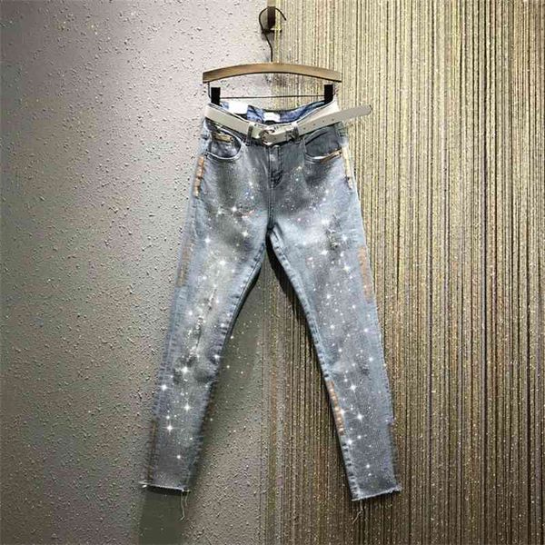 summer autumn vintage jeans women's diamond rhinestones skinny denim pants girls streetwear pencil a3537 210519, Blue
summer autumn vintage jeans women's diamond rhinestones skinny denim pants girls streetwear pencil a3537 210519, Blue