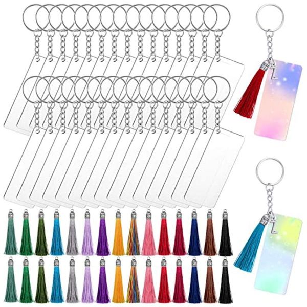 keychains l93e acrylic keychain blank transparent ornament pendants and rectangle tassels jump rings set for diy craft, Silver
keychains l93e acrylic keychain blank transparent ornament pendants and rectangle tassels jump rings set for diy craft, Silver