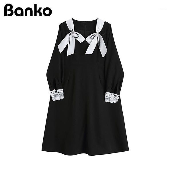 vintage black french dress women elegant long sleeve ladies oversize autumn winter sweet cute kawaii girls maid gothic casual dresses, Black;gray
vintage black french dress women elegant long sleeve ladies oversize autumn winter sweet cute kawaii girls maid gothic casual dresses, Black;gray