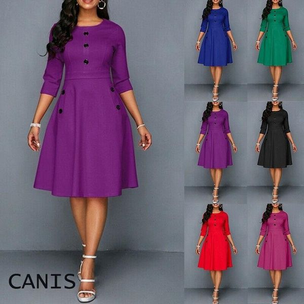 causal women's midi dresses vestido autumn long sleeve button prom dresss ladies solid color cocktail party swing dress oversize casual, Black;gray
causal women's midi dresses vestido autumn long sleeve button prom dresss ladies solid color cocktail party swing dress oversize casual, Black;gray