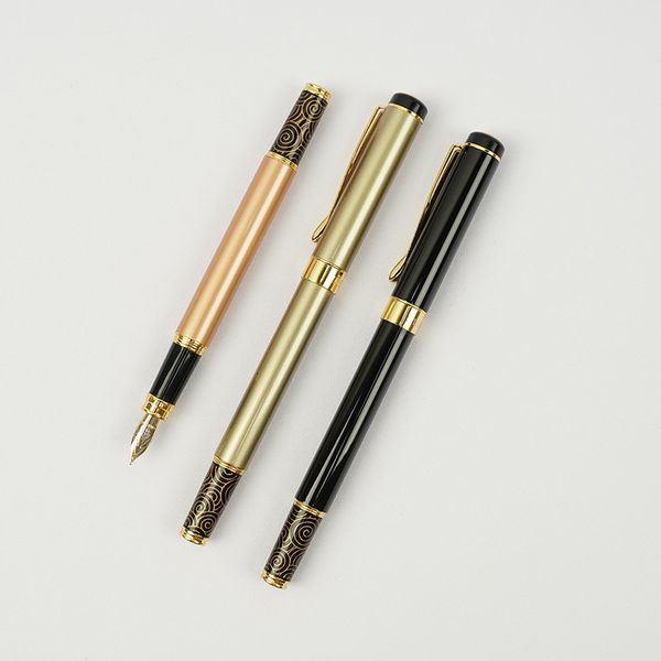fountain pen yongsheng office business 9165 three color metal 0.5mm bright pointed dark pearl can be engraved
fountain pen yongsheng office business 9165 three color metal 0.5mm bright pointed dark pearl can be engraved