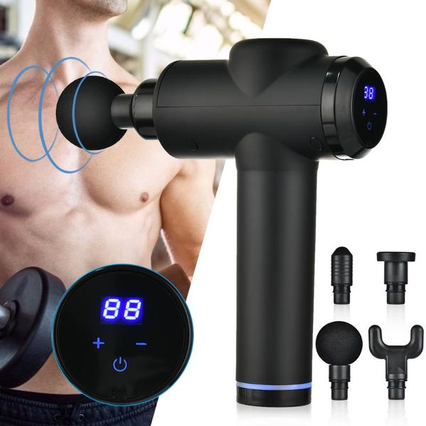 massage gun lcd display electric powerful tissue muscle relieve pain rechargeable cordless massager
massage gun lcd display electric powerful tissue muscle relieve pain rechargeable cordless massager