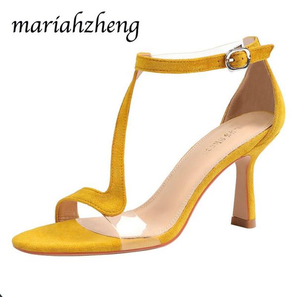 meriahzheng 8cm 2021 summer fashion open-toe high heels shallow mouth suede transparent sandals with women's shoes lsj, Black
meriahzheng 8cm 2021 summer fashion open-toe high heels shallow mouth suede transparent sandals with women's shoes lsj, Black