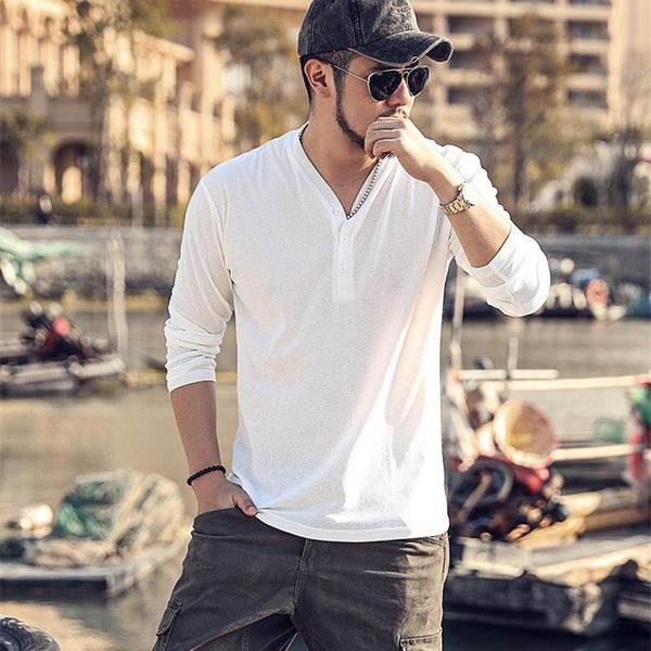 men's t-shirts postal summer wear thin cool long sleeve t-shirt v-neck cardigan collar t5068, White;black
men's t-shirts postal summer wear thin cool long sleeve t-shirt v-neck cardigan collar t5068, White;black