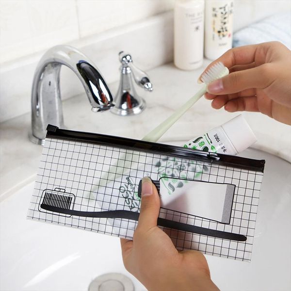 1 pcs cosmetic pvc bag transparent toothbrush women travel makeup organizer storage pouch pencil toiletry wash kit case
1 pcs cosmetic pvc bag transparent toothbrush women travel makeup organizer storage pouch pencil toiletry wash kit case