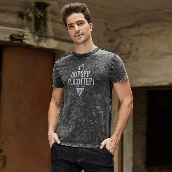 summer men's short sleeve t-shirt 100% cotton vintage washed letter print fashion tees c179 t-shirts, White;black
summer men's short sleeve t-shirt 100% cotton vintage washed letter print fashion tees c179 t-shirts, White;black