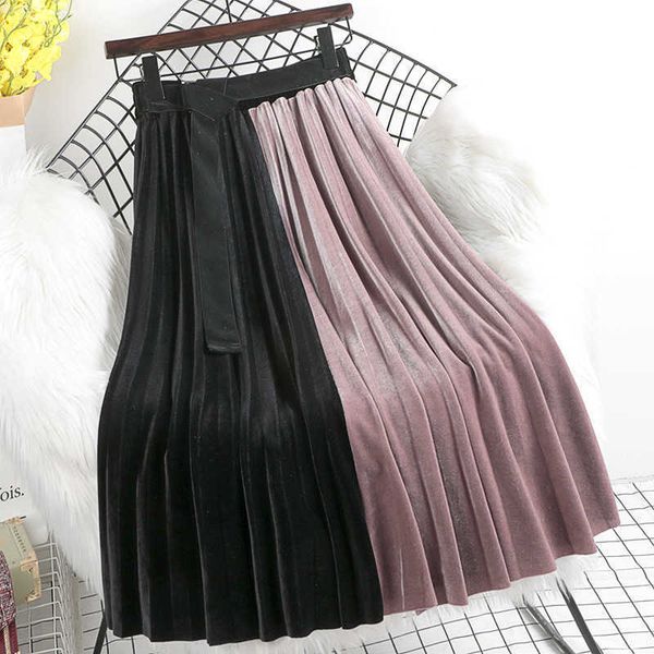 women's pants & capris korean autumn trend velvet stitching pleated skirts joker elegant slim long a-line mid-calf patchwork woman, Black;white
women's pants & capris korean autumn trend velvet stitching pleated skirts joker elegant slim long a-line mid-calf patchwork woman, Black;white