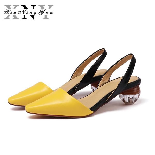 xiuningyan women sandals summer shoes genuine leather crystal heel back strap square high heels dress woman big size 33-41, Black
xiuningyan women sandals summer shoes genuine leather crystal heel back strap square high heels dress woman big size 33-41, Black