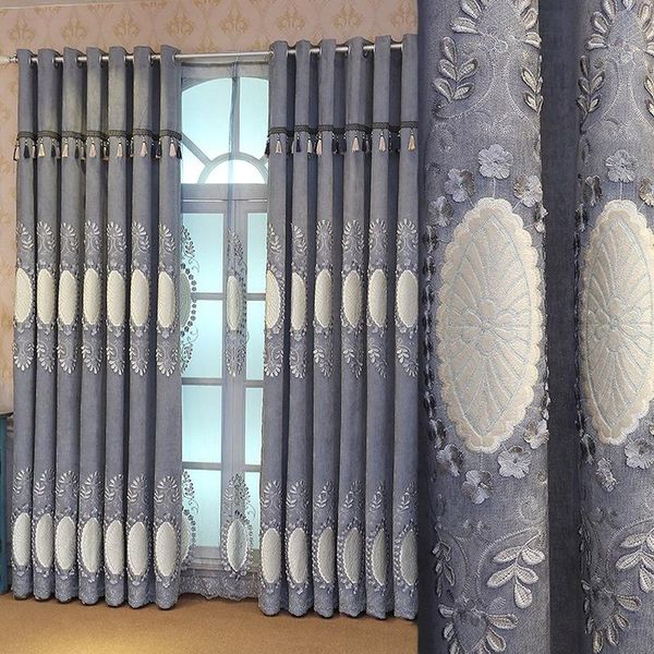curtain & drapes european style curtains for living room bedroom chenille embroidered light luxury window home tulle
curtain & drapes european style curtains for living room bedroom chenille embroidered light luxury window home tulle