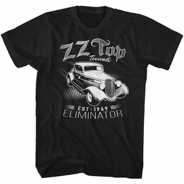 ZZ Top Eliminator Texicali T Shirt Mens Licensed Rock Roll Band Tee Retro Black, White;black
ZZ Top Eliminator Texicali T Shirt Mens Licensed Rock Roll Band Tee Retro Black, White;black