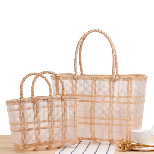 evening bags summer transparent women handbag plastic woven bag waterproof shopping basket beach vegetable rural style leisure
evening bags summer transparent women handbag plastic woven bag waterproof shopping basket beach vegetable rural style leisure