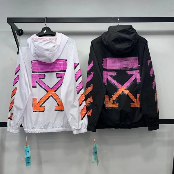 off style white letter print hip hop high street oversized sunscreen coat nylon quick dry, Black;brown
off style white letter print hip hop high street oversized sunscreen coat nylon quick dry, Black;brown