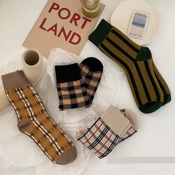 f2fi autumn and winterplaid children's middle tube medium medium british hosiery style versatile cotton long tube fashion socks socks, Black;white
f2fi autumn and winterplaid children's middle tube medium medium british hosiery style versatile cotton long tube fashion socks socks, Black;white