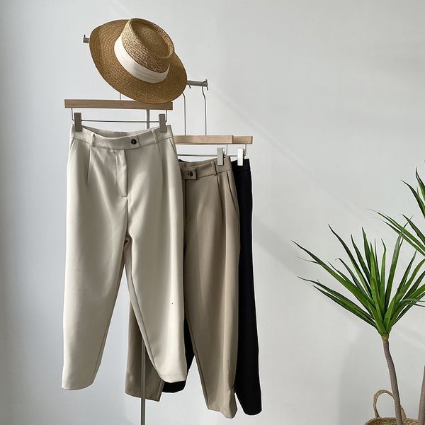 women's pants & capris 2021 fall three colors female korean-style conical fashions waist high ankle casual length hare, Black;white
women's pants & capris 2021 fall three colors female korean-style conical fashions waist high ankle casual length hare, Black;white