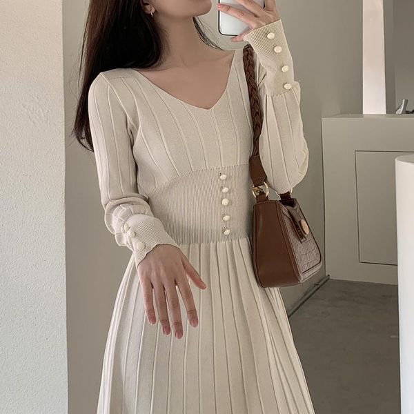 casual dresses autumn knitting for women long sleeve office lady button bodycon sweater dress maxi vestido feminino, Black;gray
casual dresses autumn knitting for women long sleeve office lady button bodycon sweater dress maxi vestido feminino, Black;gray