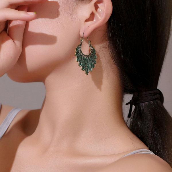 dangle & chandelier vintage tibet green color big statement hollow carved geometric patterns leaves tassel drop earrings for women, Silver
dangle & chandelier vintage tibet green color big statement hollow carved geometric patterns leaves tassel drop earrings for women, Silver