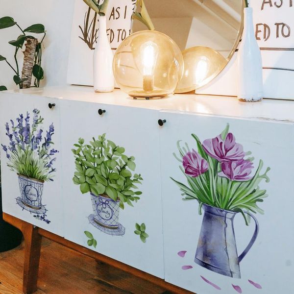 wall stickers 3pcs watercolor flower pots sticker for kitchen room decor salon furniture decoration living home
wall stickers 3pcs watercolor flower pots sticker for kitchen room decor salon furniture decoration living home