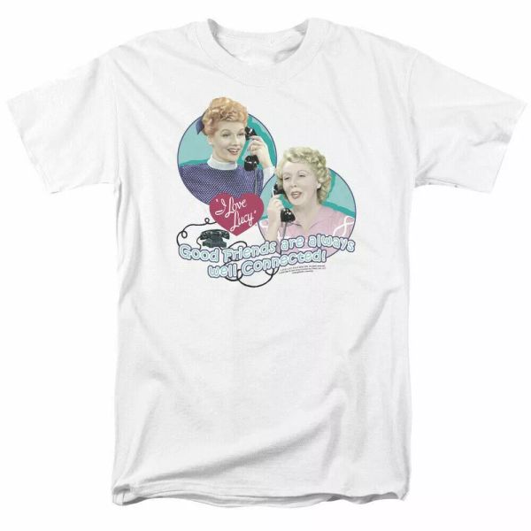 I Love Lucy Always Connected T Shirt Mens Licensed Classic TV Show White, White;black
I Love Lucy Always Connected T Shirt Mens Licensed Classic TV Show White, White;black